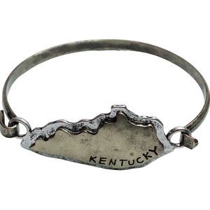 Kentucky Shaped Metal Bracelet
